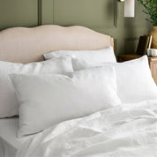 White Linen Flat Sheet